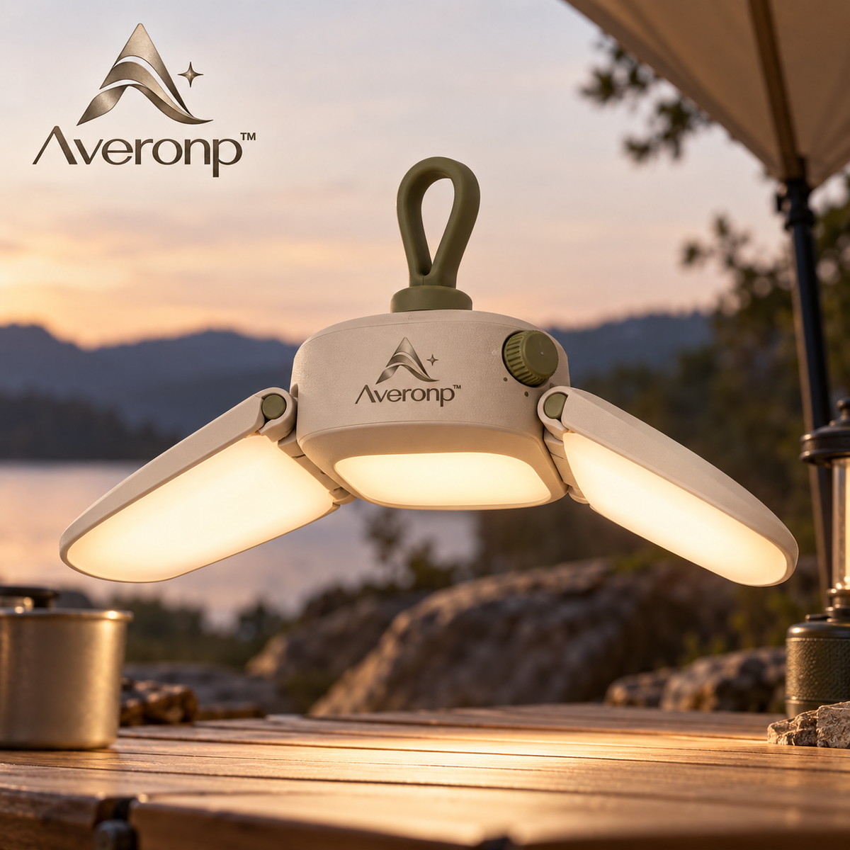 Averonp™ FoldWing Camp Lantern