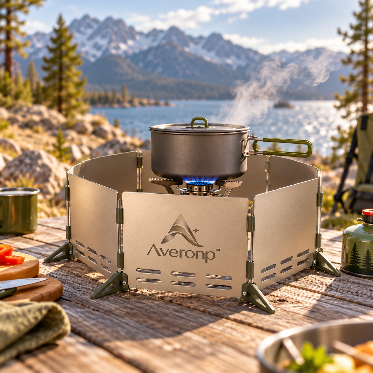 Averonp™ Articulated Camp Windshield