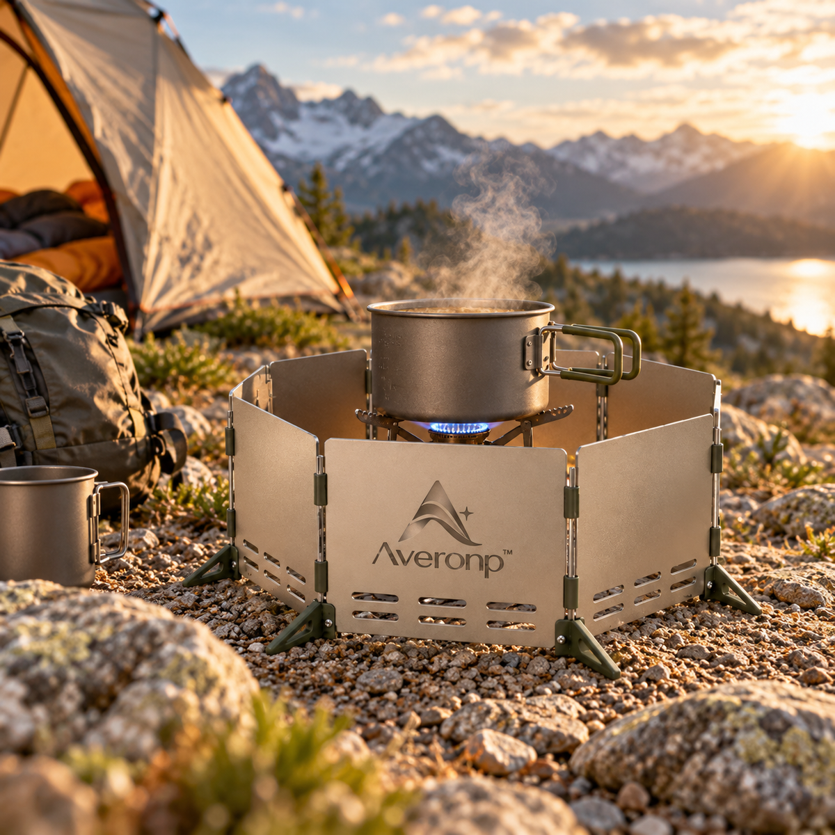 Averonp™ Articulated Camp Windshield