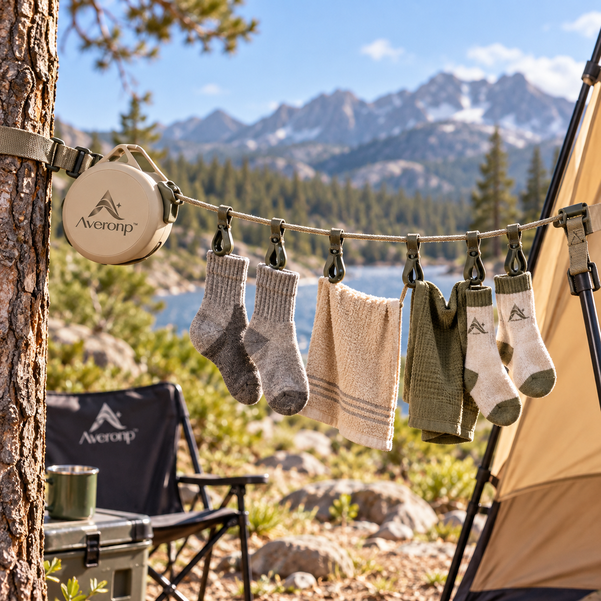Averonp™ TwinEnd Camp Drying Reel