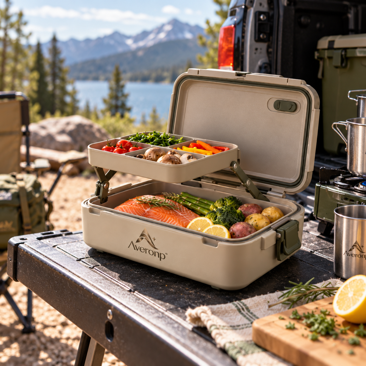 Averonp™ LiftTier Food Carrier