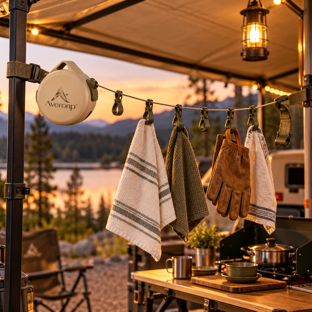Averonp™ TwinEnd Camp Drying Reel